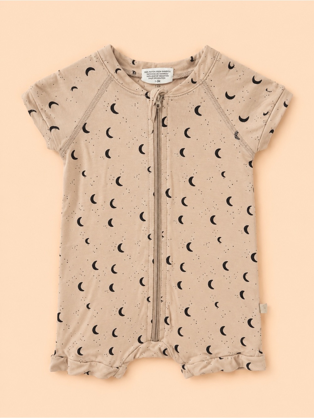 🐻 JAX & LENNON NEWBORN ORGANIC COTTON MOON ROMPER